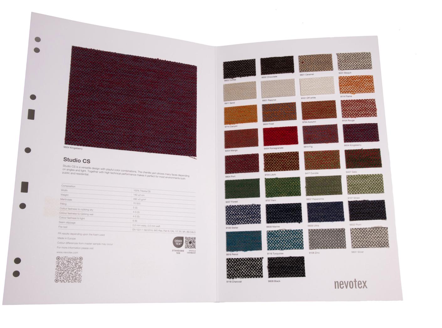 Audinio Studio CS kolekcija (lankstinukas) Audinio Studio CS kolekcija (lankstinukas)