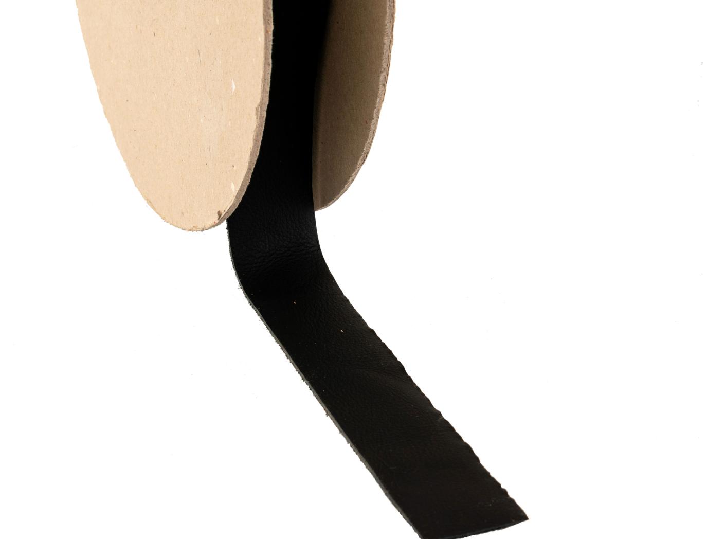 Natūralios odos juosta, b=40 mm, black Natūralios odos juosta, b=40 mm, black