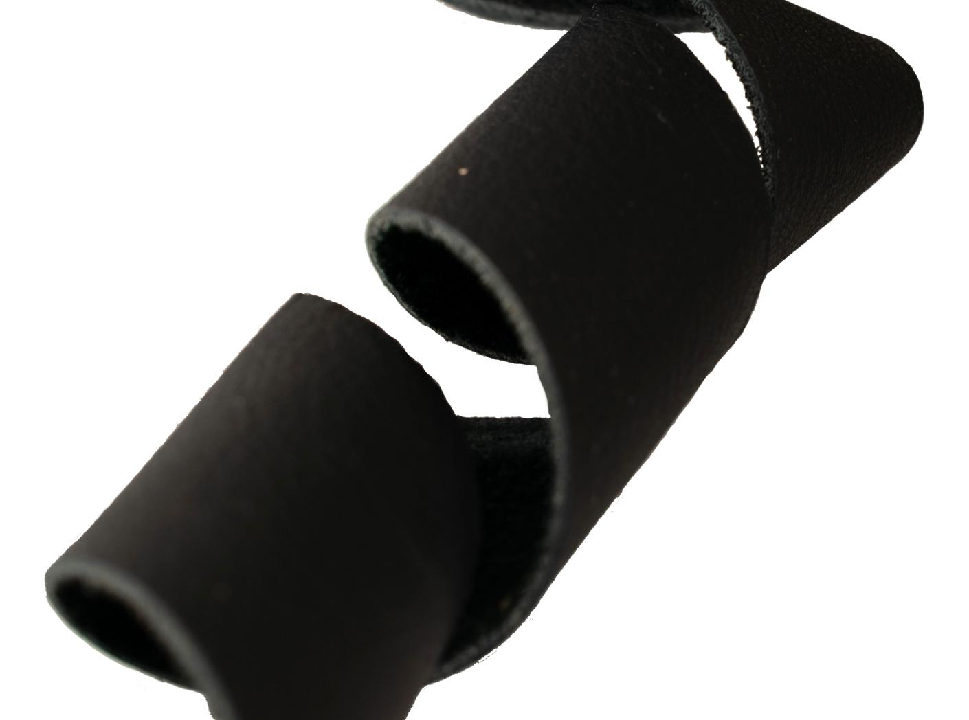 Natūralios odos juosta, b=40 mm, black Natūralios odos juosta, b=40 mm, black