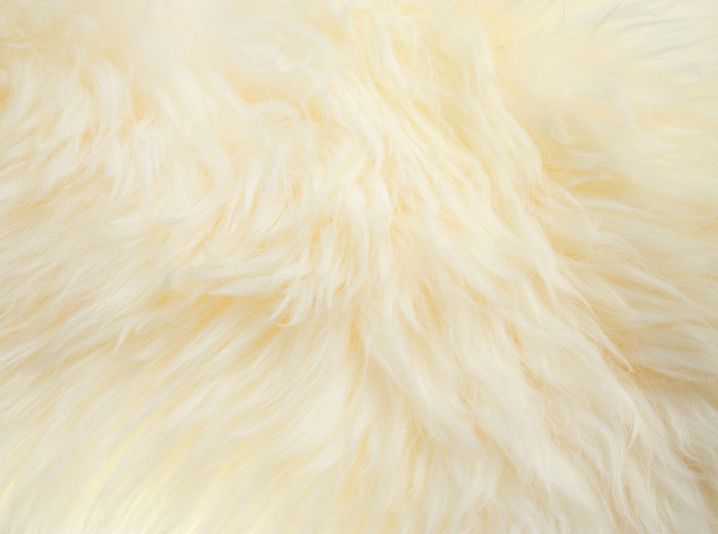 Ėriuko kailis, apie 0,7 m2/vnt, White Ėriuko kailis, apie 0,7 m2/vnt, White