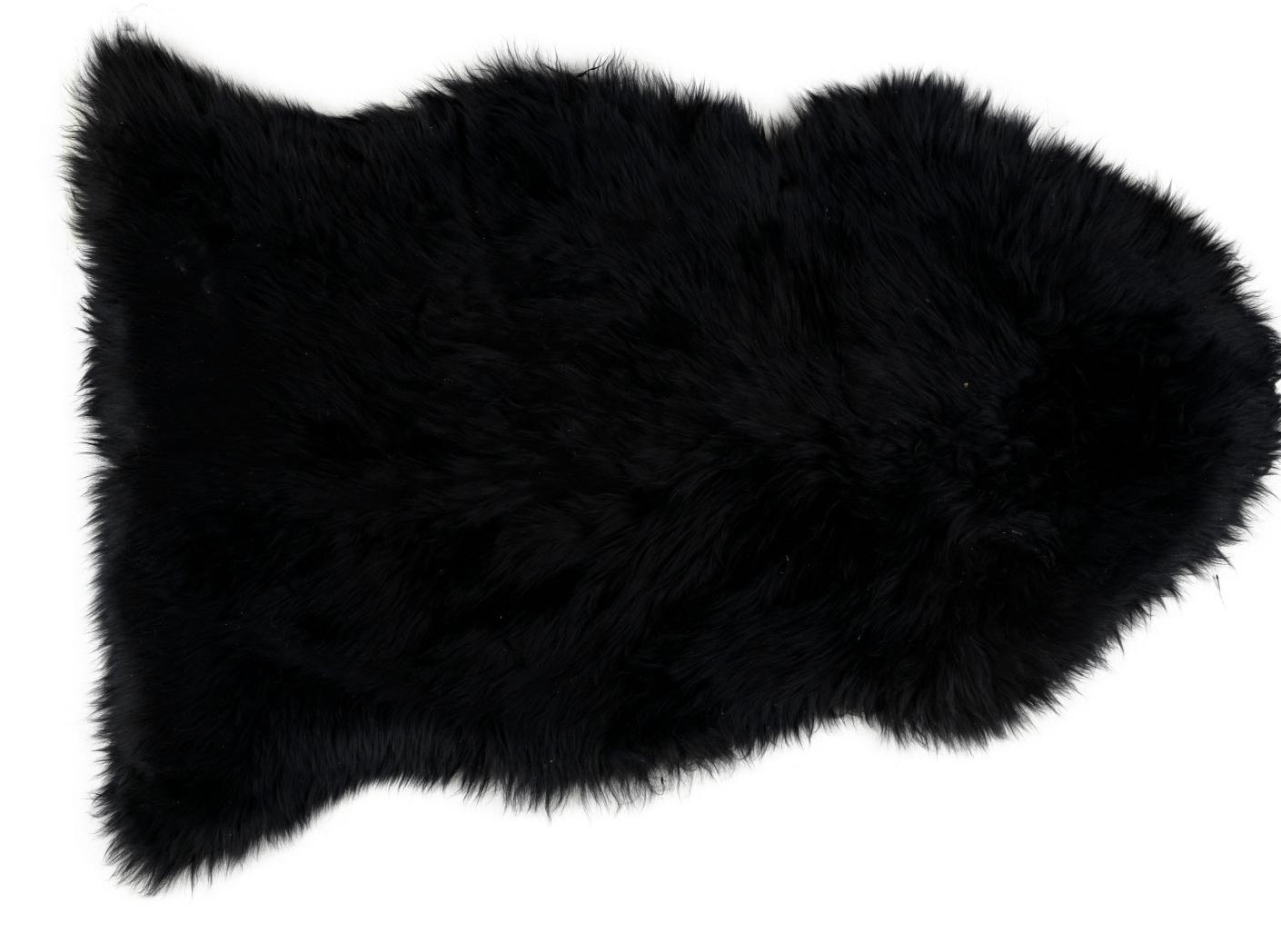 Ėriuko kailis, apie 0,7 m2/vnt, Black Ėriuko kailis, apie 0,7 m2/vnt, Black