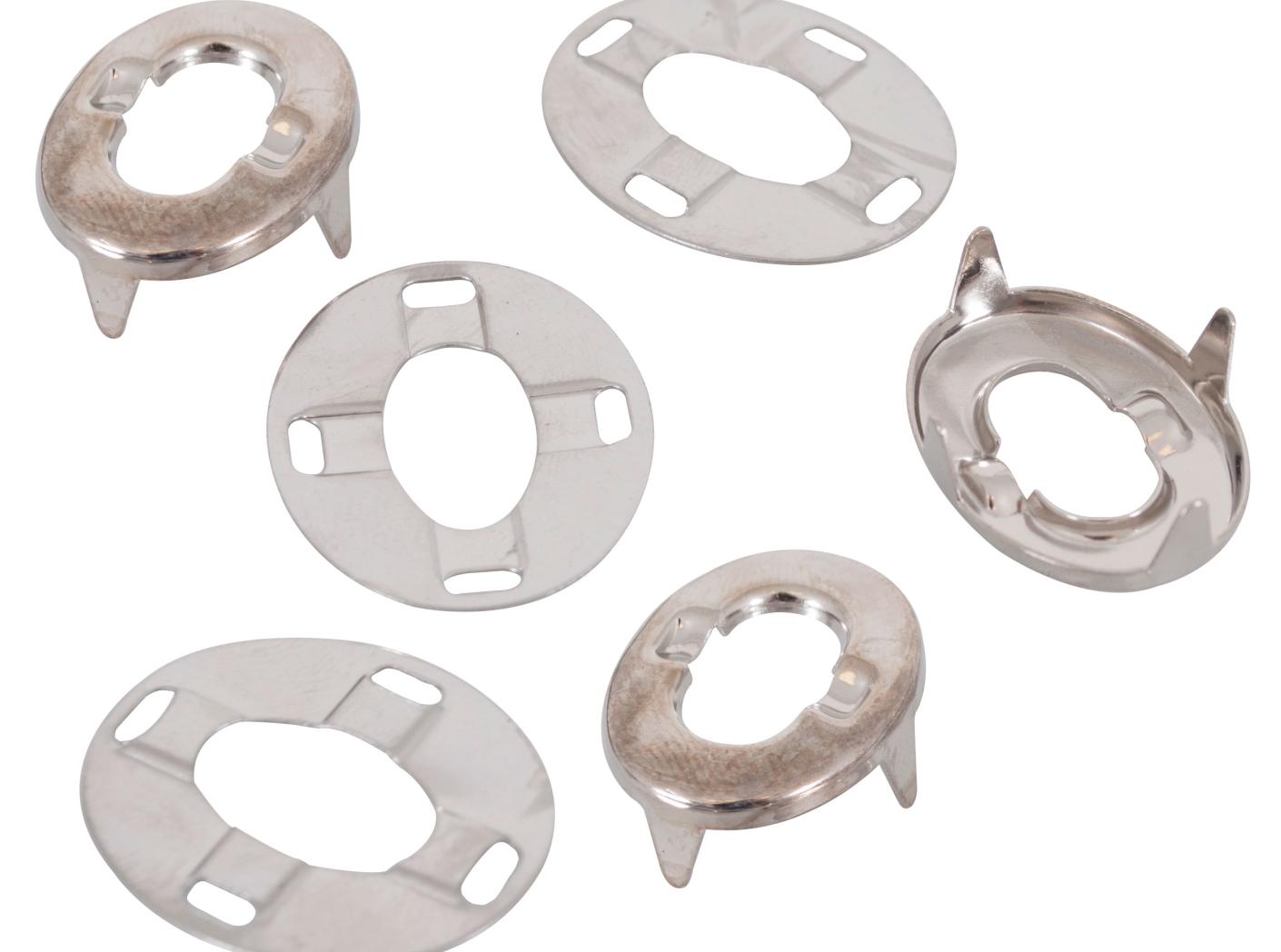 Dantyta ovali kilpa ir poveržlė, 100 vnt/pak. Dantyta ovali kilpa ir poveržlė, 100 vnt/pak.