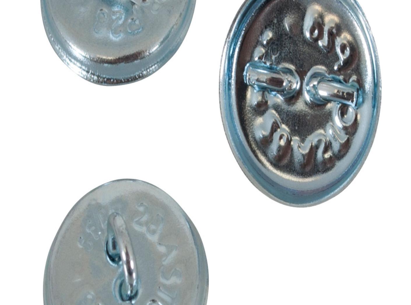 Sagos forma A24 apatinė dalis su kilpele, Ø 12,1 mm, 1000 vnt/pak. Sagos forma A24 apatinė dalis su kilpele, Ø 12,1 mm, 1000 vnt/pak.