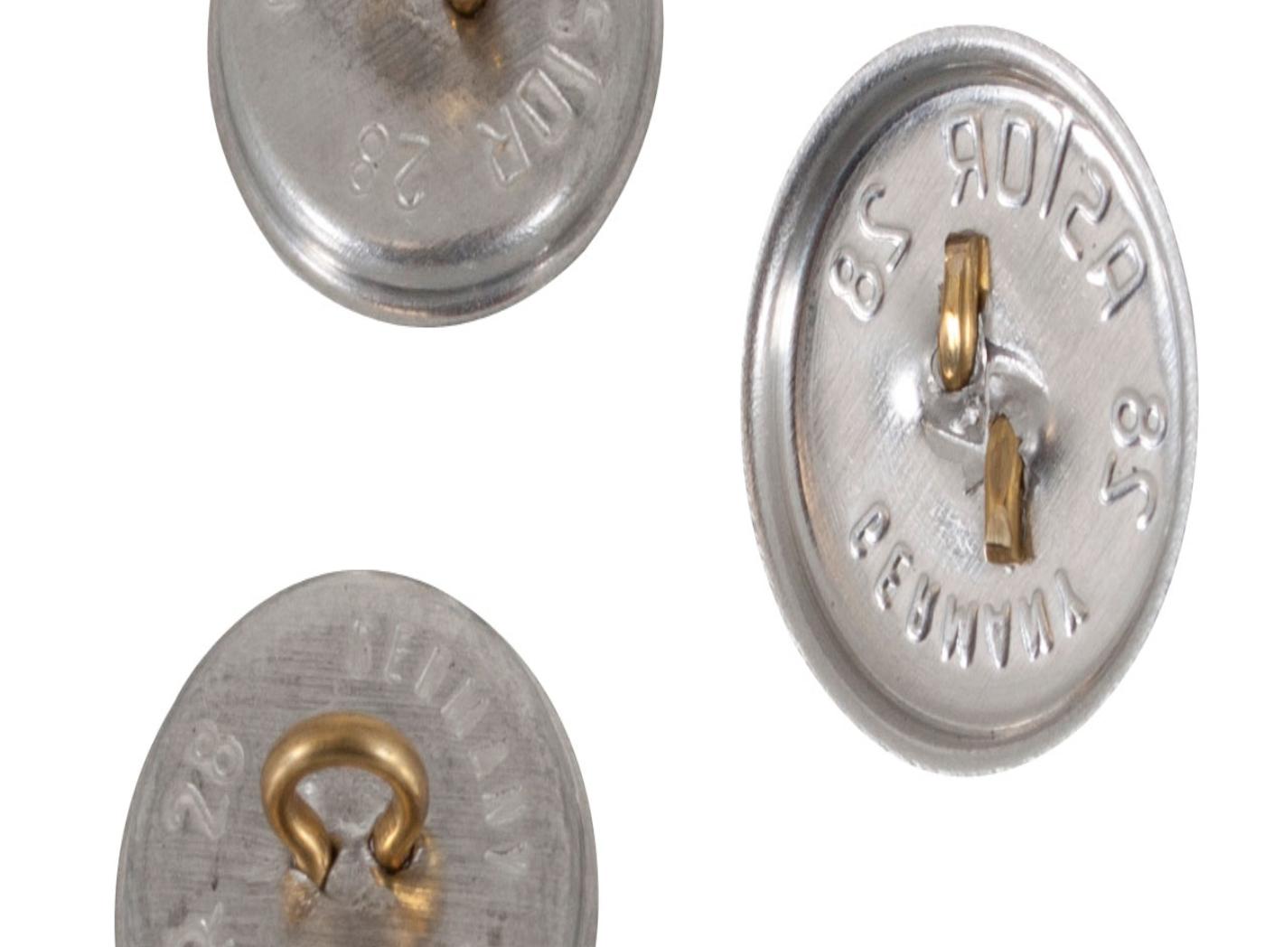 Sagos forma A60 apatinė dalis su kilpele, Ø 36,1 mm, 250 vnt/pak. Sagos forma A60 apatinė dalis su kilpele, Ø 36,1 mm, 250 vnt/pak.