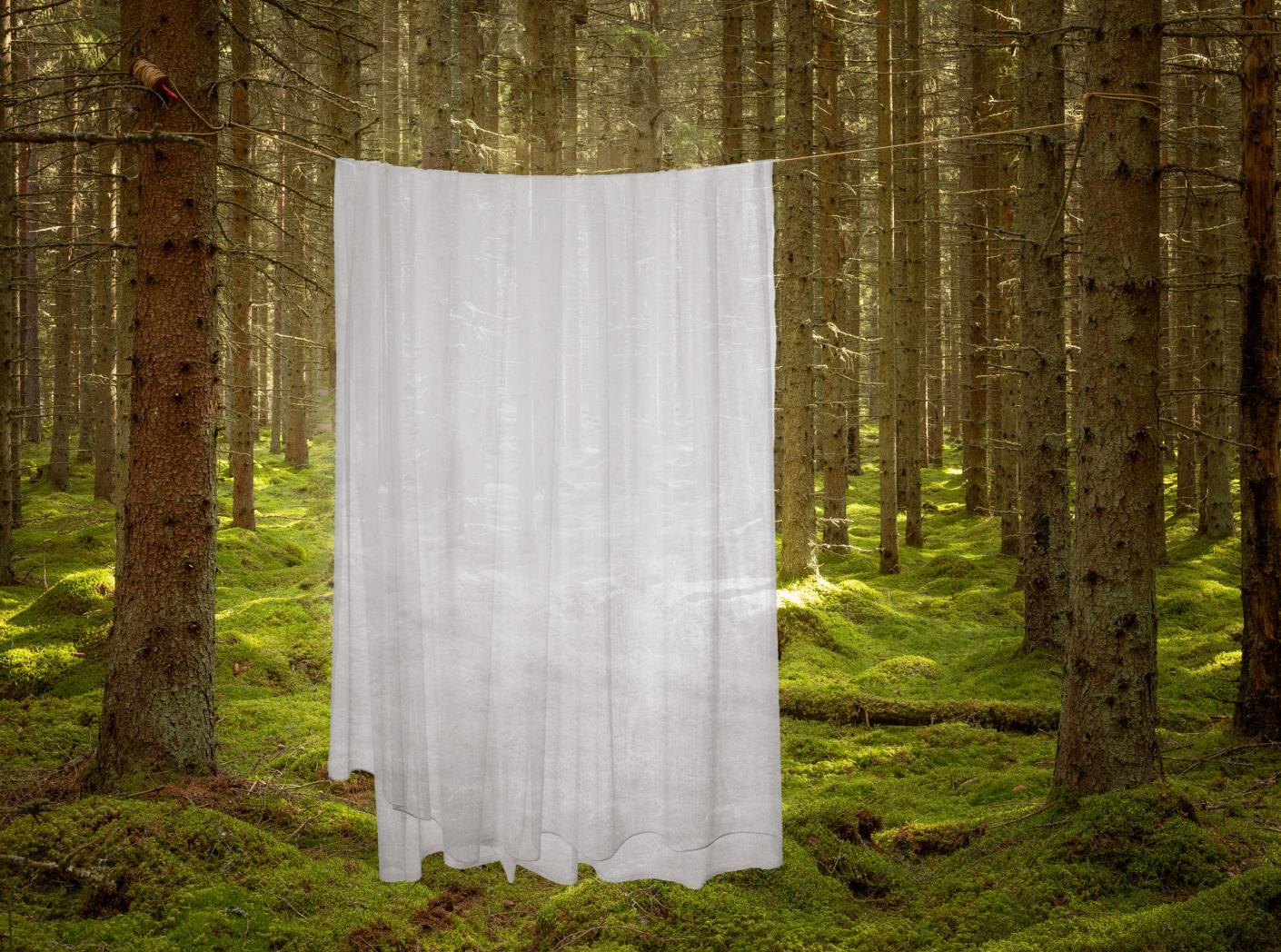 Audinys užuol. Bari FR 001 White, b=300 cm Audinys užuol. Bari FR 001 White, b=300 cm