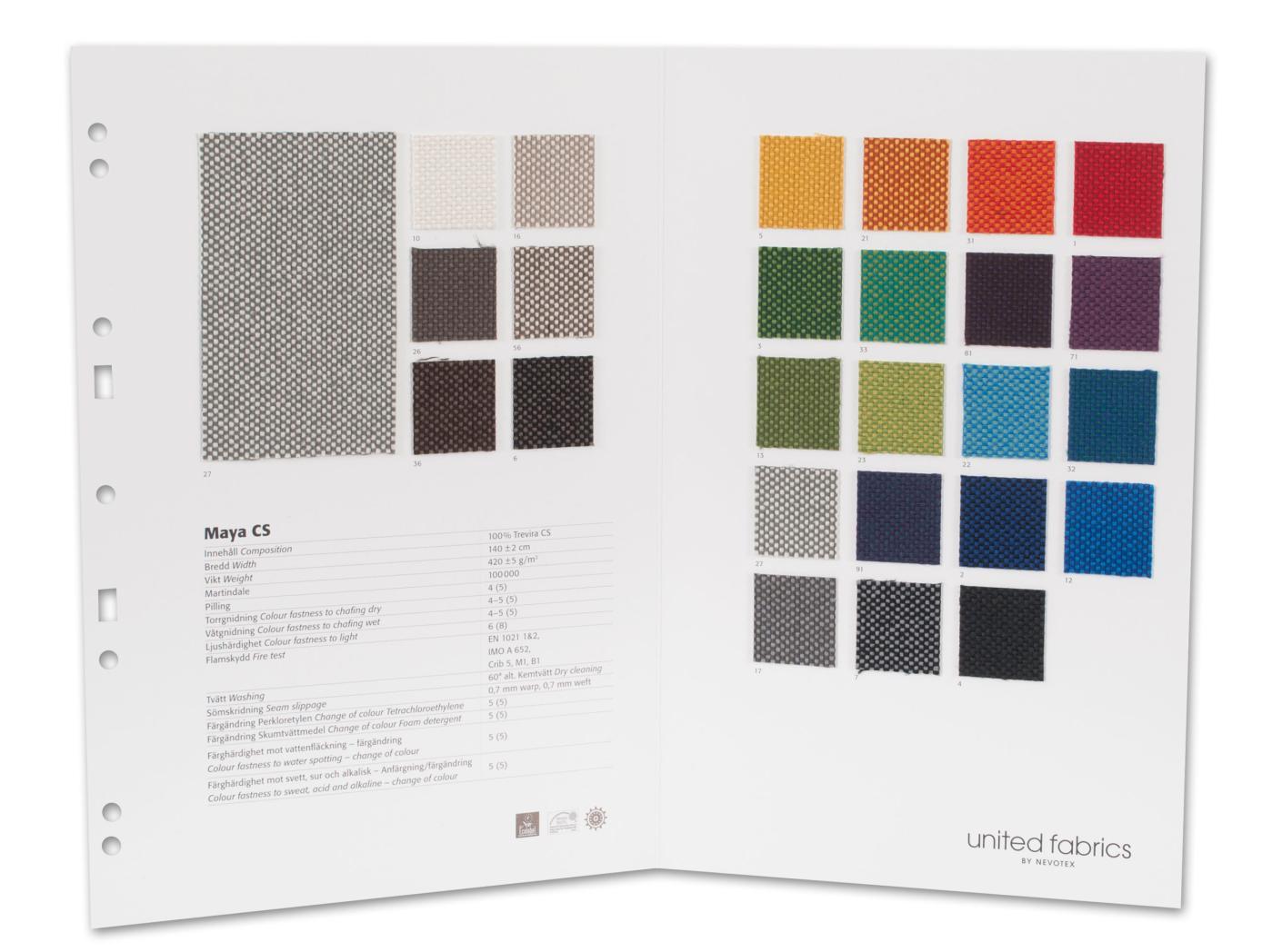 Audinio Maya CS kolekcija (lankstinukas) Audinio Maya CS kolekcija (lankstinukas)