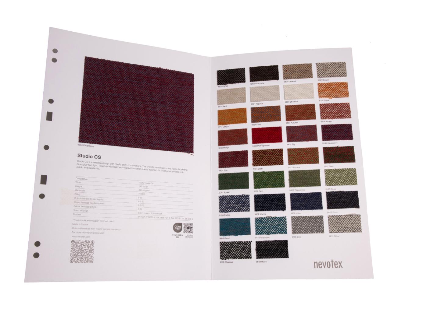 Audinio Studio CS kolekcija (lankstinukas) Audinio Studio CS kolekcija (lankstinukas)