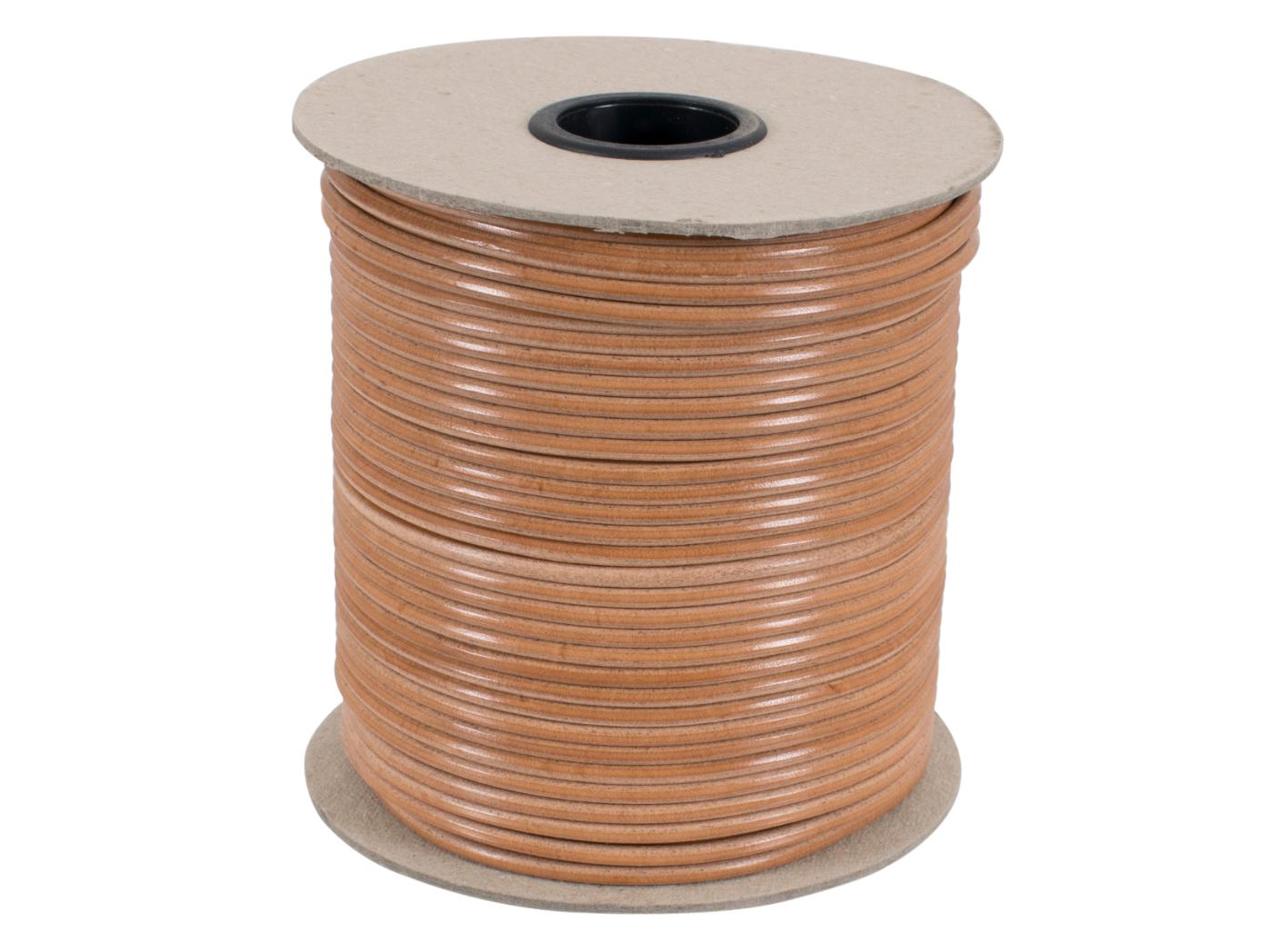 Natūralios odos virvutė, beige Natūralios odos virvutė, beige