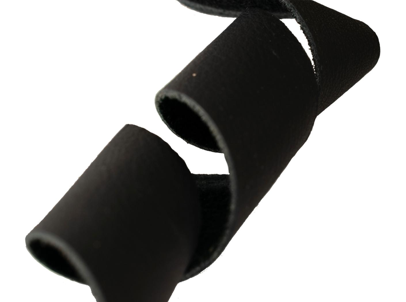 Natūralios odos juosta, b=40 mm, black Natūralios odos juosta, b=40 mm, black