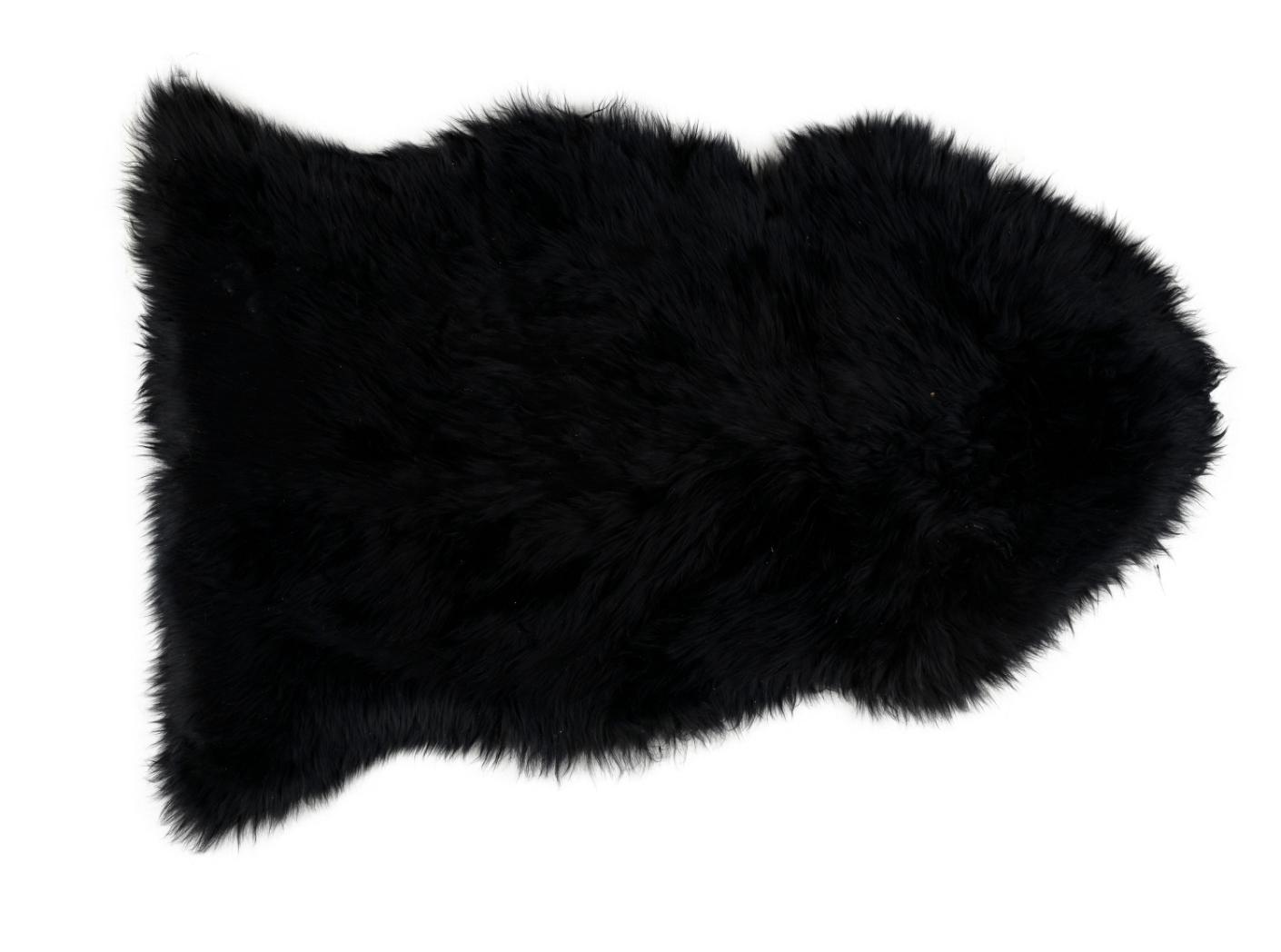 Ėriuko kailis, apie 0,7 m2/vnt, Black Ėriuko kailis, apie 0,7 m2/vnt, Black