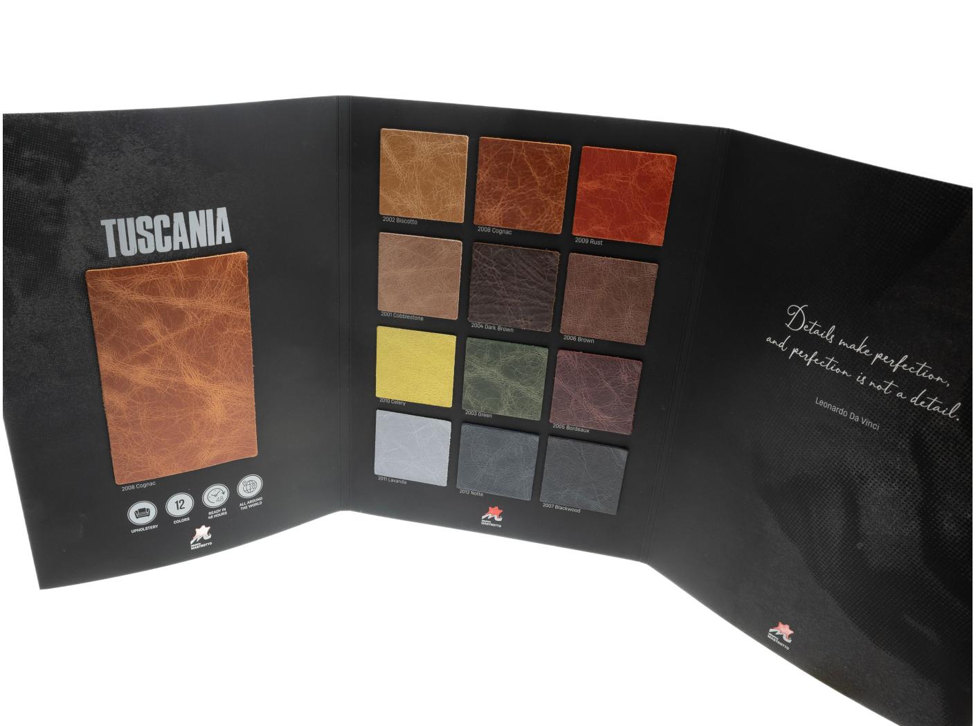 Odos Tuscania kolekcija (lankstinukas) Odos Tuscania kolekcija (lankstinukas)