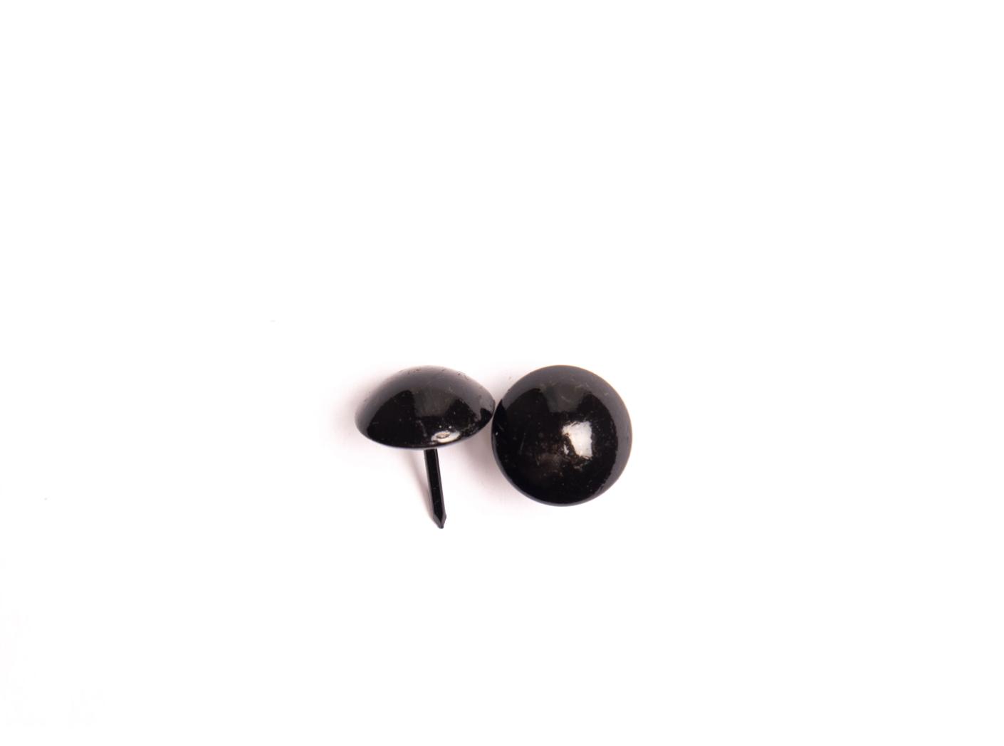 Dekoratyviniai vinukai Black Z1504, Ø 18 mm, 250 vnt/pak. Dekoratyviniai vinukai Black Z1504, Ø 18 mm, 250 vnt/pak.
