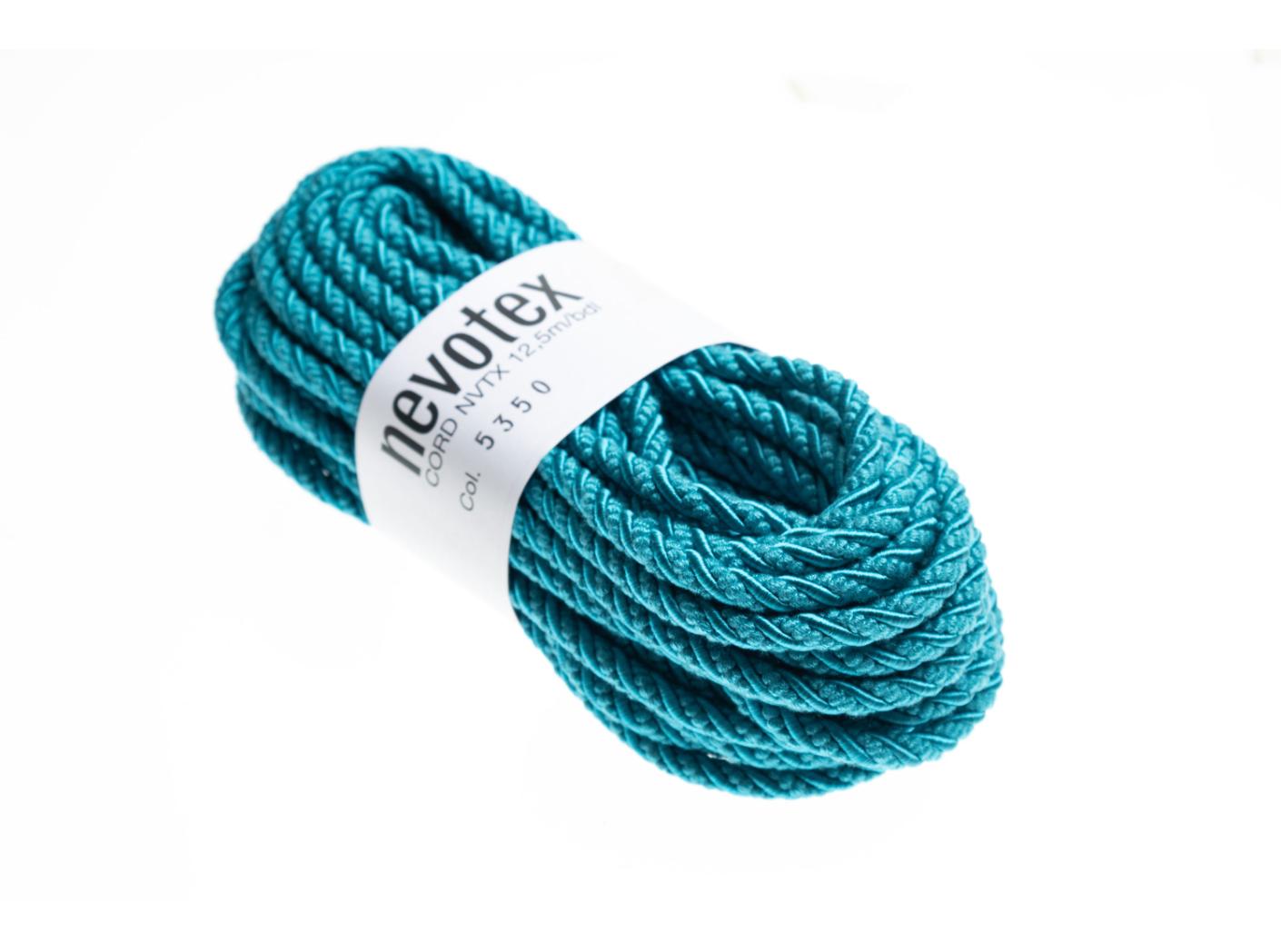 Dekoratyvinė virvutė NVTX 5350 Turquoise matt/shiny Dekoratyvinė virvutė NVTX 5350 Turquoise matt/shiny