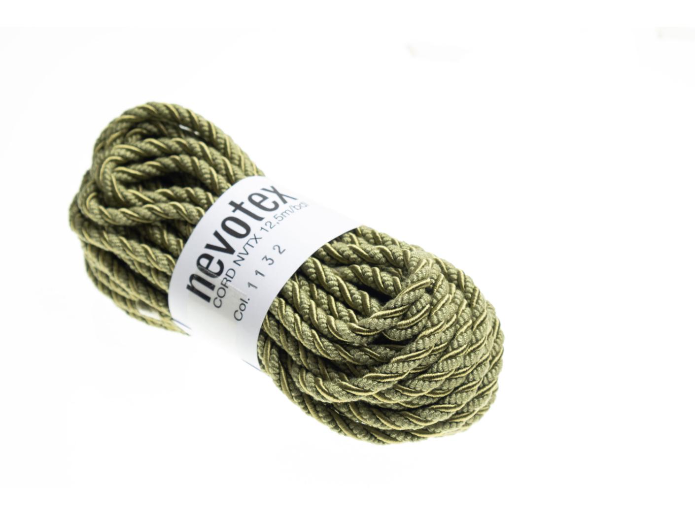 Dekoratyvinė virvutė NVTX 1132 Pistachio matt/shiny Dekoratyvinė virvutė NVTX 1132 Pistachio matt/shiny