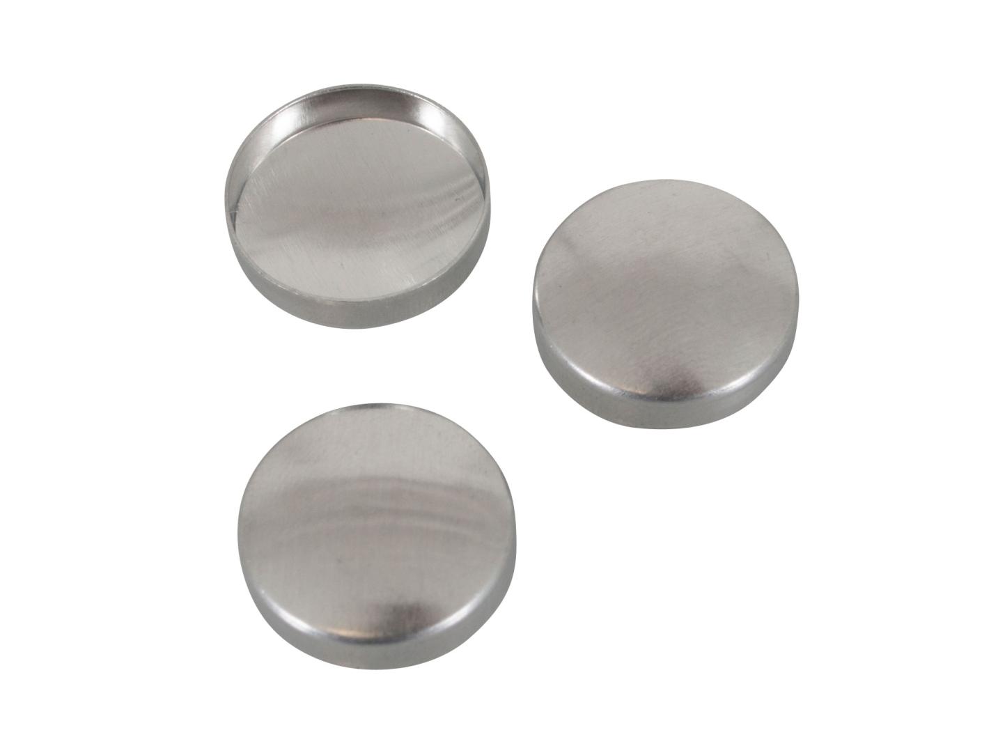 Sagos forma A36 viršutinė dalis (aliuminis), Ø 20,4 mm, 1000 vnt/pak. Sagos forma A36 viršutinė dalis (aliuminis), Ø 20,4 mm, 1000 vnt/pak.