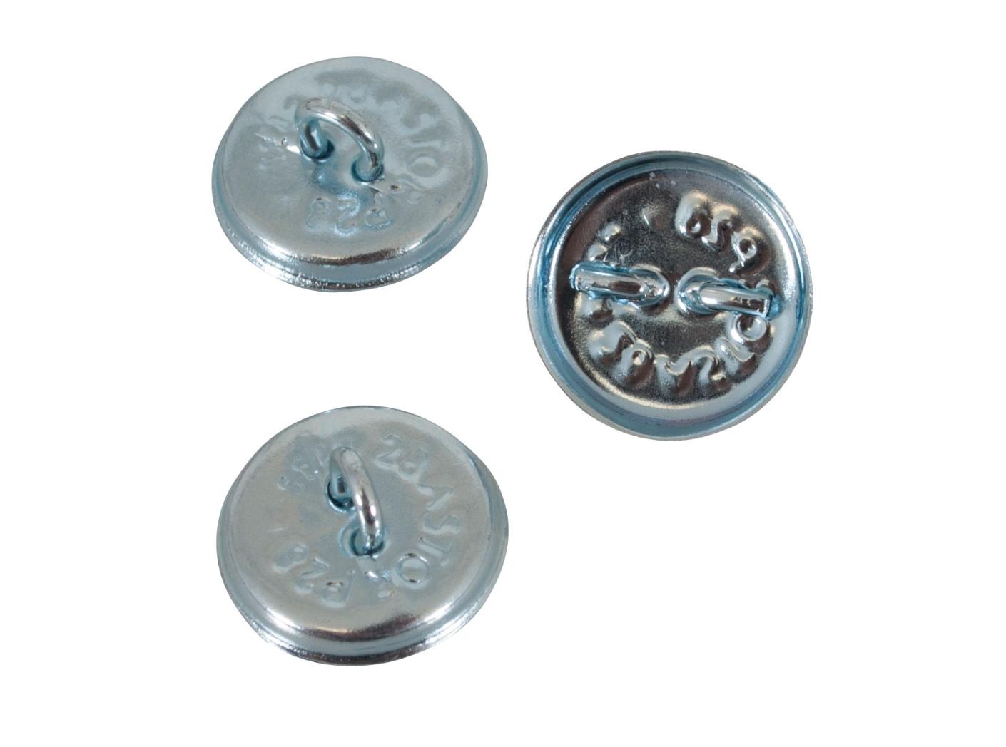 Sagos forma A28 apatinė dalis su kilpele, Ø 15,15 mm, 1000 vnt/pak. Sagos forma A28 apatinė dalis su kilpele, Ø 15,15 mm, 1000 vnt/pak.