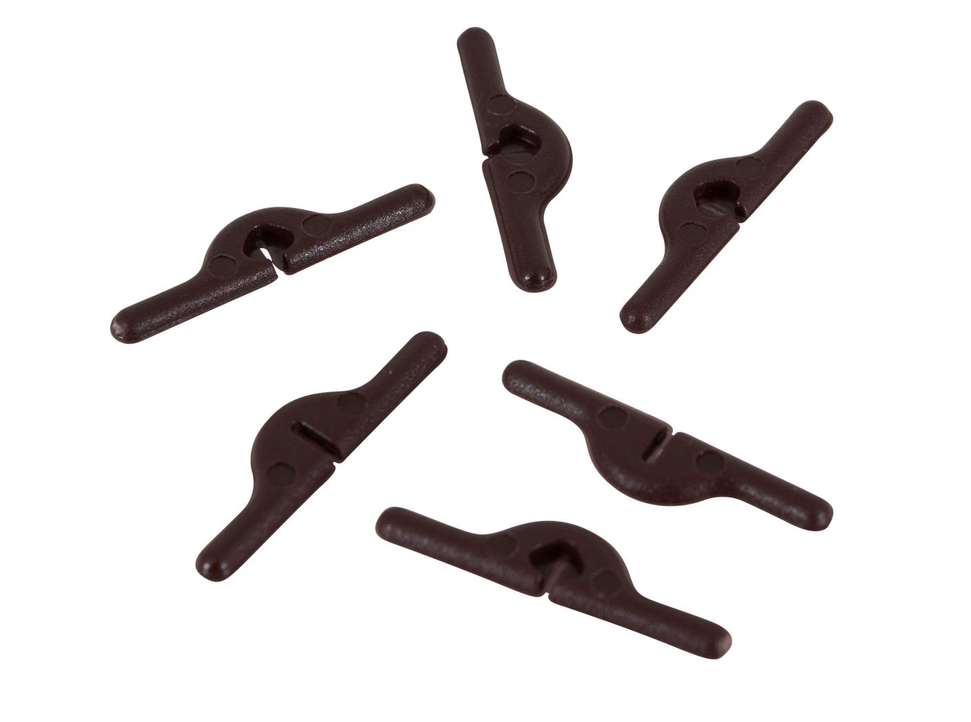 Kilpelės užveržėjas, l=24 mm, rudas, 1000 vnt/pak. Kilpelės užveržėjas, l=24 mm, rudas, 1000 vnt/pak.