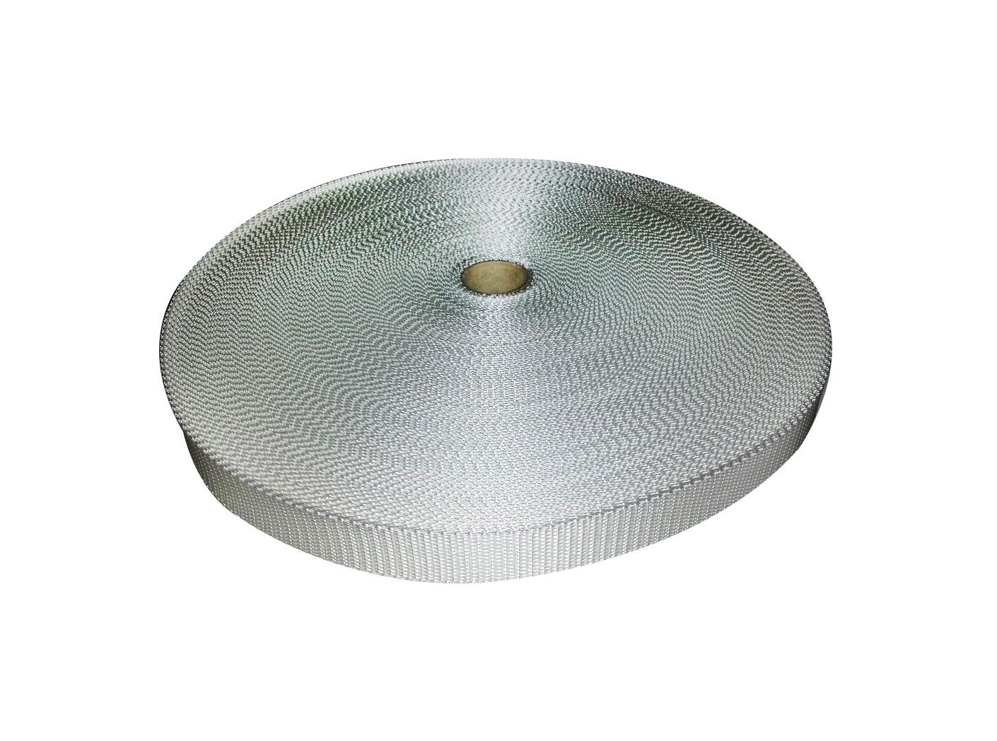 Polipropileno juosta, b=20 mm, balta, 50 m/rul. Polipropileno juosta, b=20 mm, balta, 50 m/rul.