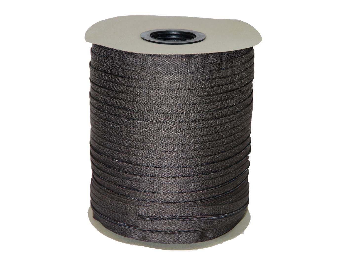 Spiralinio užtrauktuko juosta Chiq, 5 mm, ruda Spiralinio užtrauktuko juosta Chiq, 5 mm, ruda