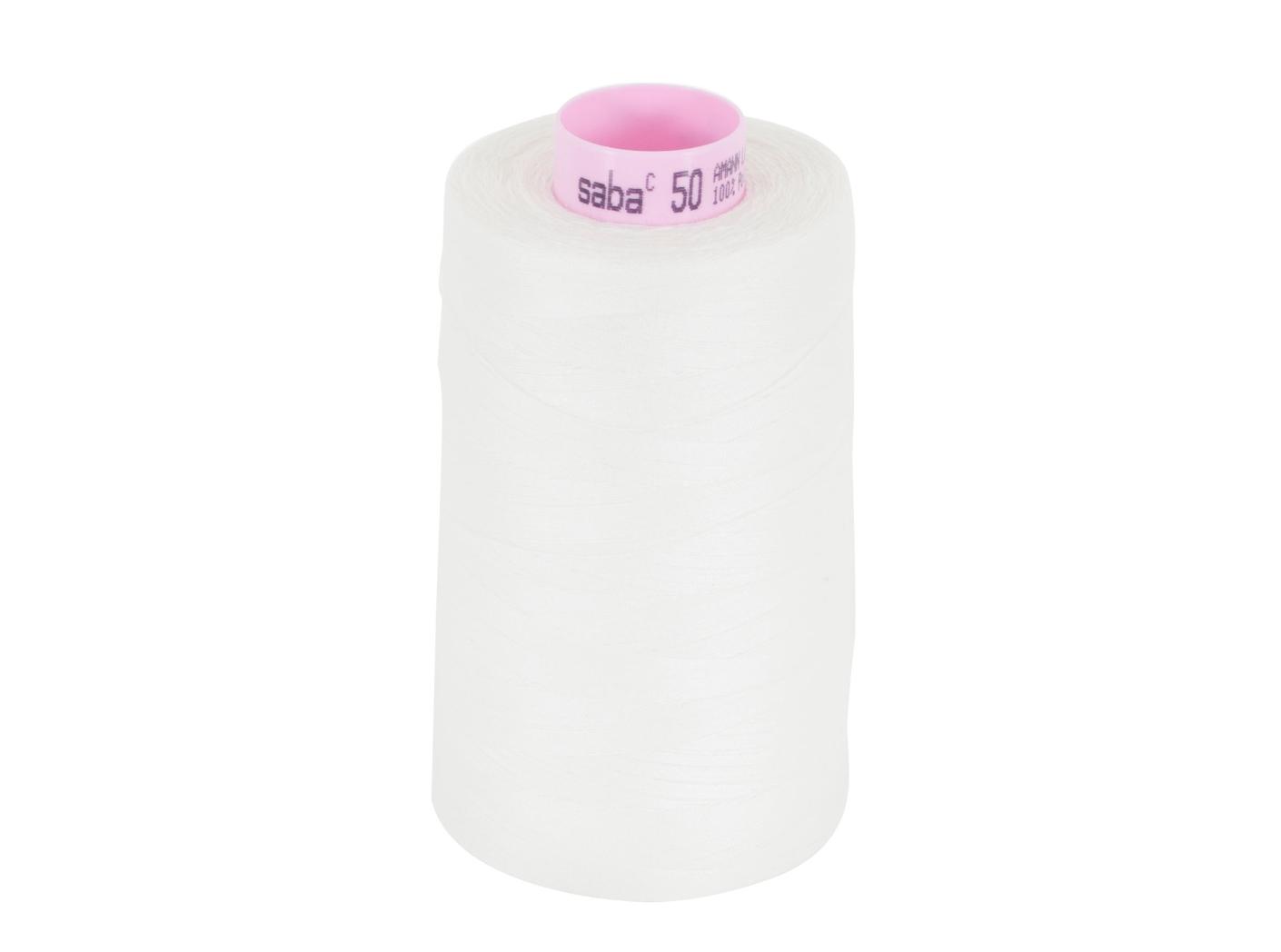 Siūlai Saba 50, 2500 m/rit., 1000 (white) Siūlai Saba 50, 2500 m/rit., 1000 (white)