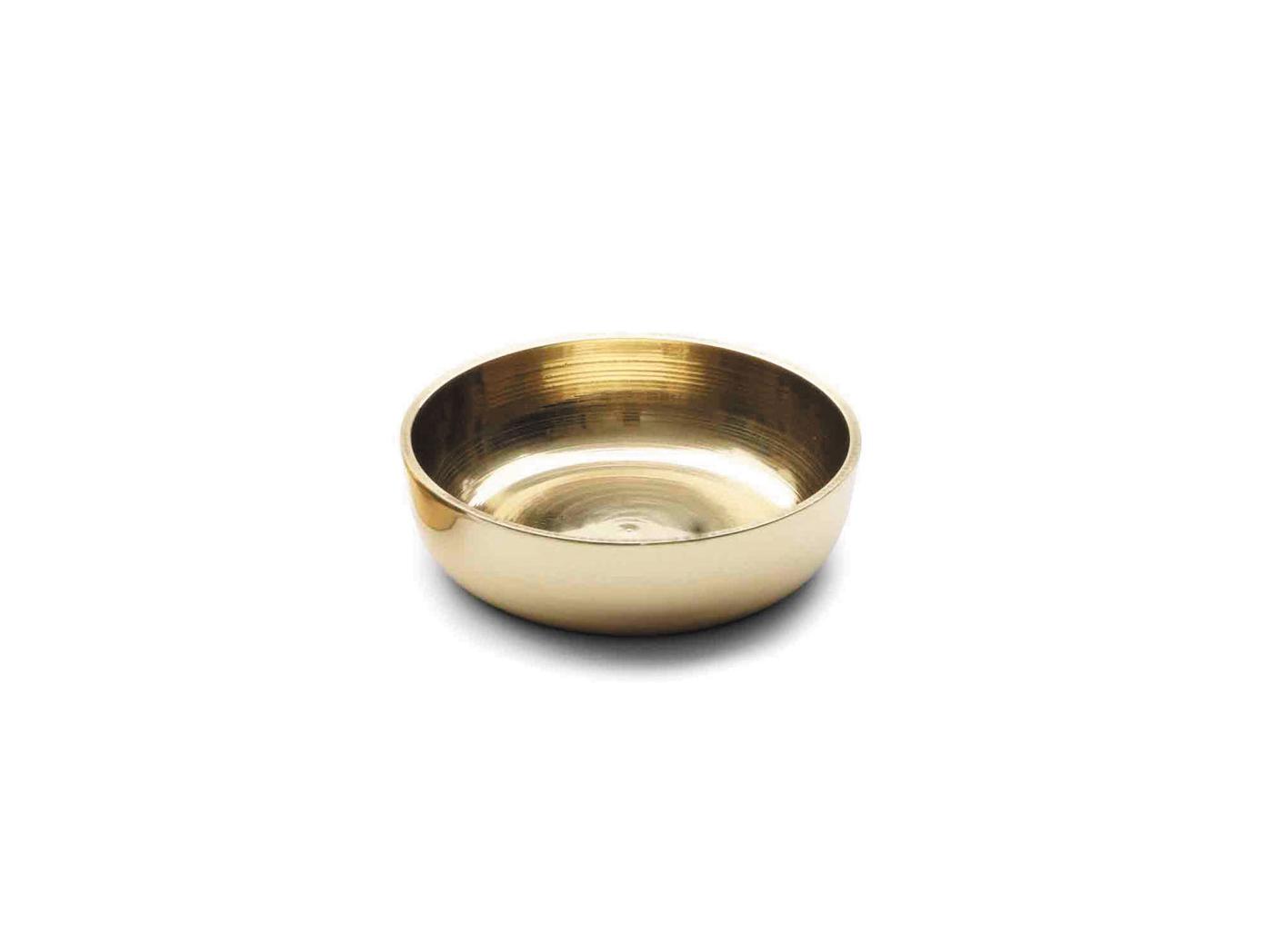 Vazelė baldų kojelėms, Ø 50 mm, žalvario spalvos Vazelė baldų kojelėms, Ø 50 mm, žalvario spalvos