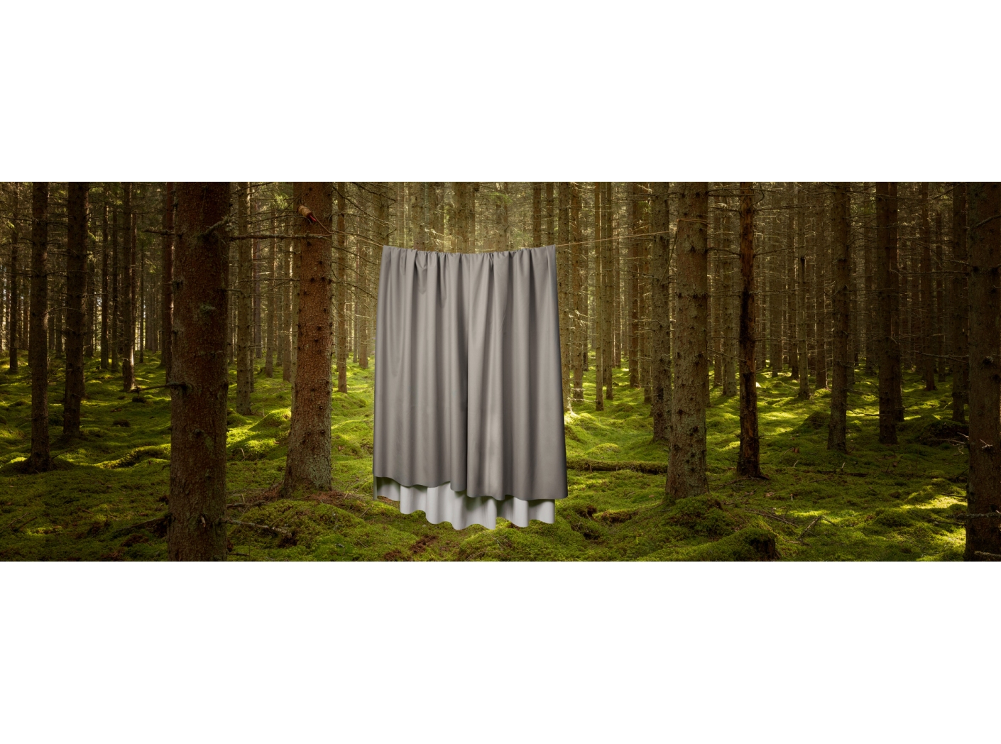 Audinys Black-out Bologna FR 005 Grey, b=280 cm Audinys Black-out Bologna FR 005 Grey, b=280 cm