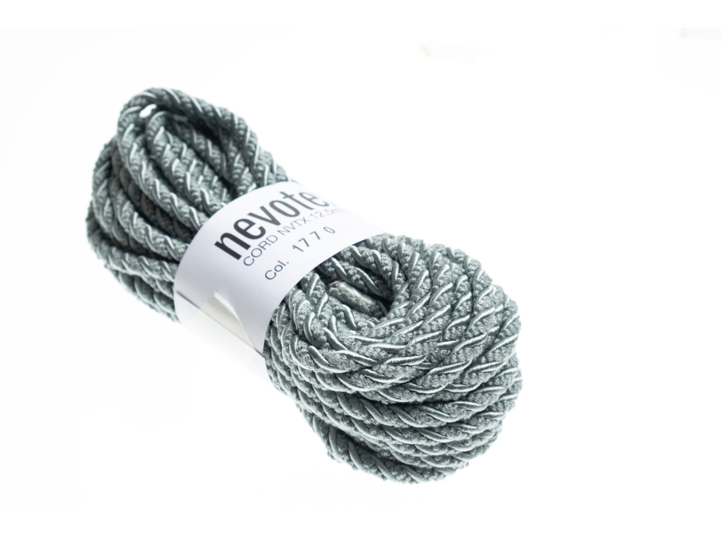 Dekoratyvinė virvutė NVTX 1770 Dim grey matt/shiny Dekoratyvinė virvutė NVTX 1770 Dim grey matt/shiny