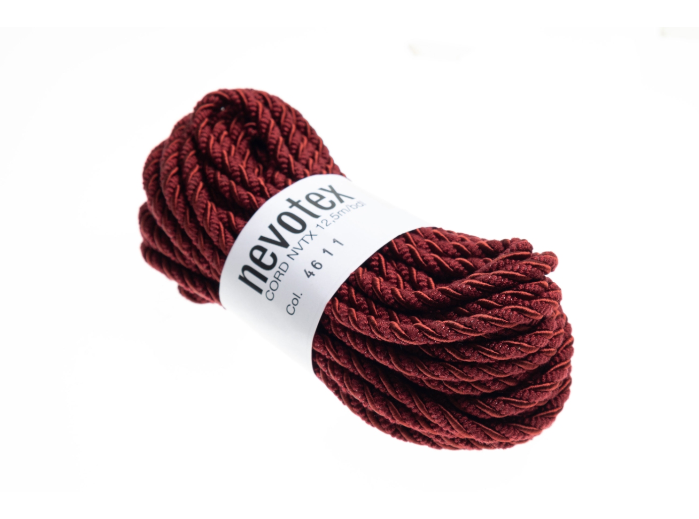 Dekoratyvinė virvutė NVTX 4611 Dark red matt/shiny Dekoratyvinė virvutė NVTX 4611 Dark red matt/shiny