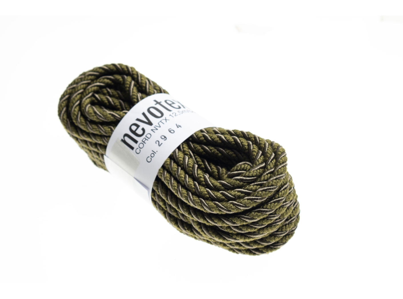 Dekoratyvinė virvutė NVTX 2964 Olive matt/shiny Dekoratyvinė virvutė NVTX 2964 Olive matt/shiny