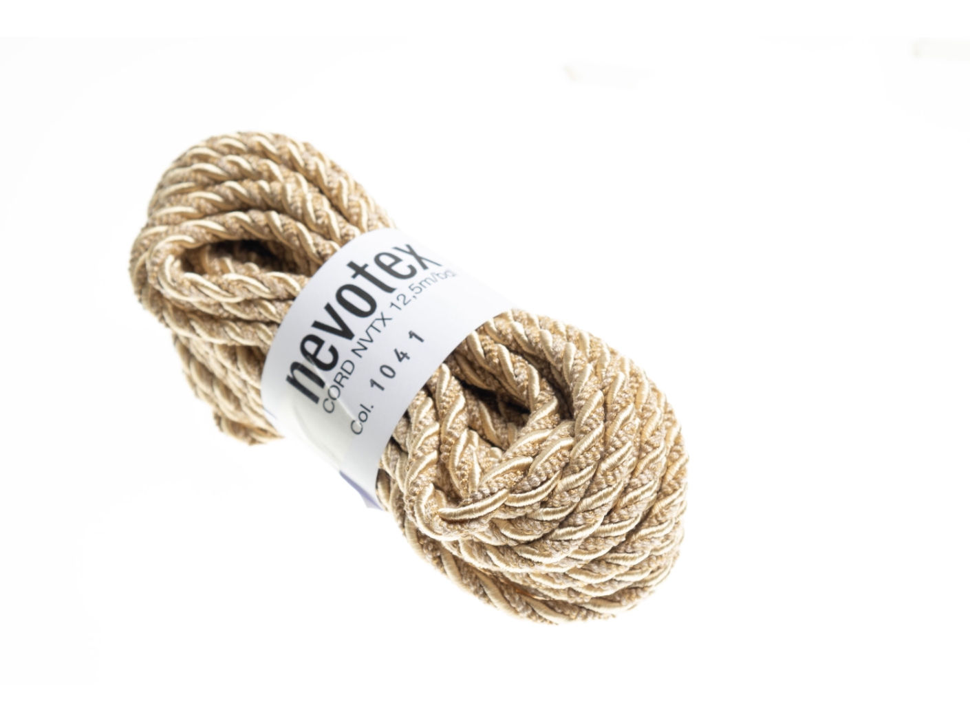 Dekoratyvinė virvutė NVTX 1041 Beige matt/shiny Dekoratyvinė virvutė NVTX 1041 Beige matt/shiny