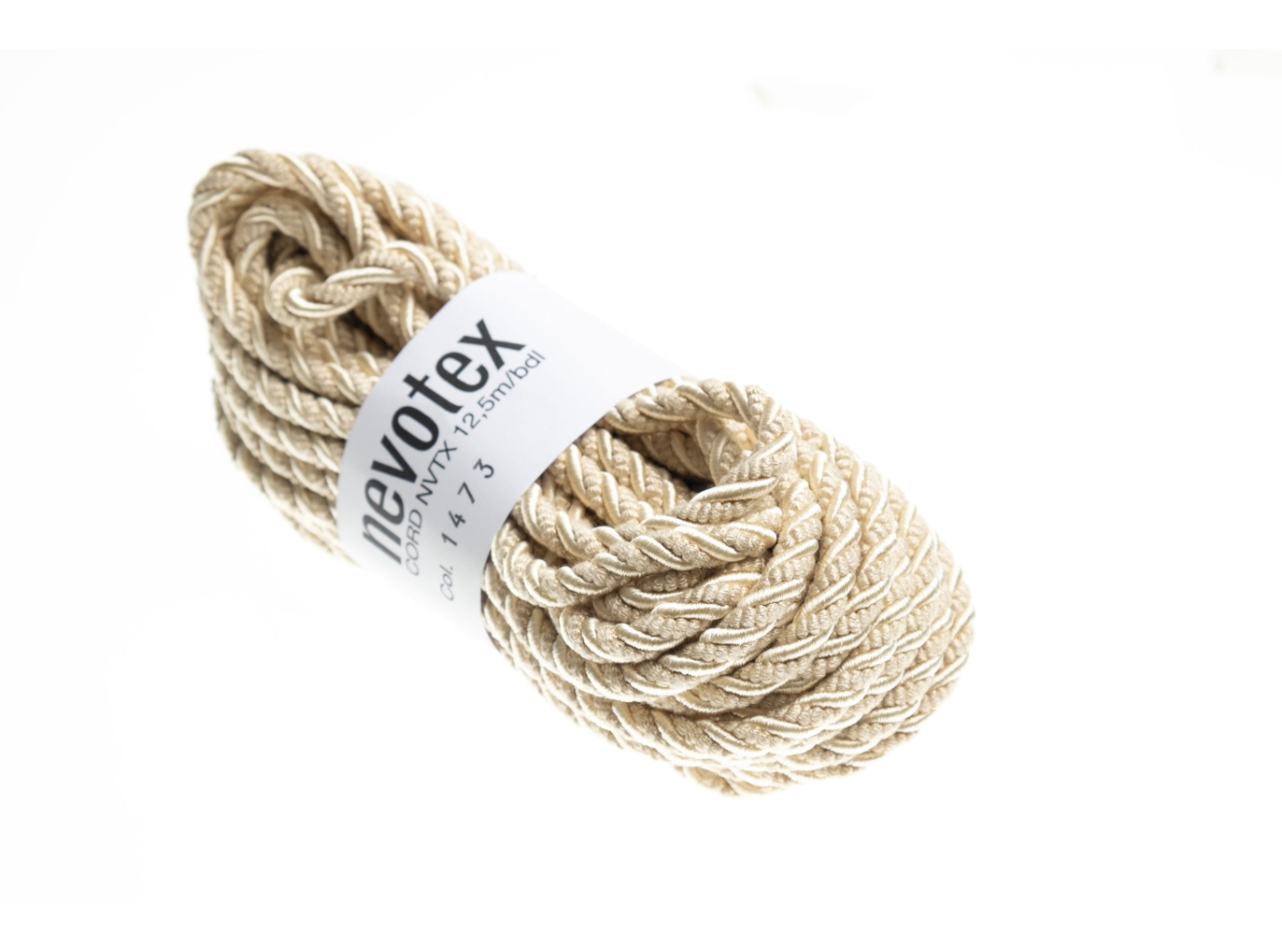 Dekoratyvinė virvutė NVTX 1473 Cocos matt/shiny Dekoratyvinė virvutė NVTX 1473 Cocos matt/shiny