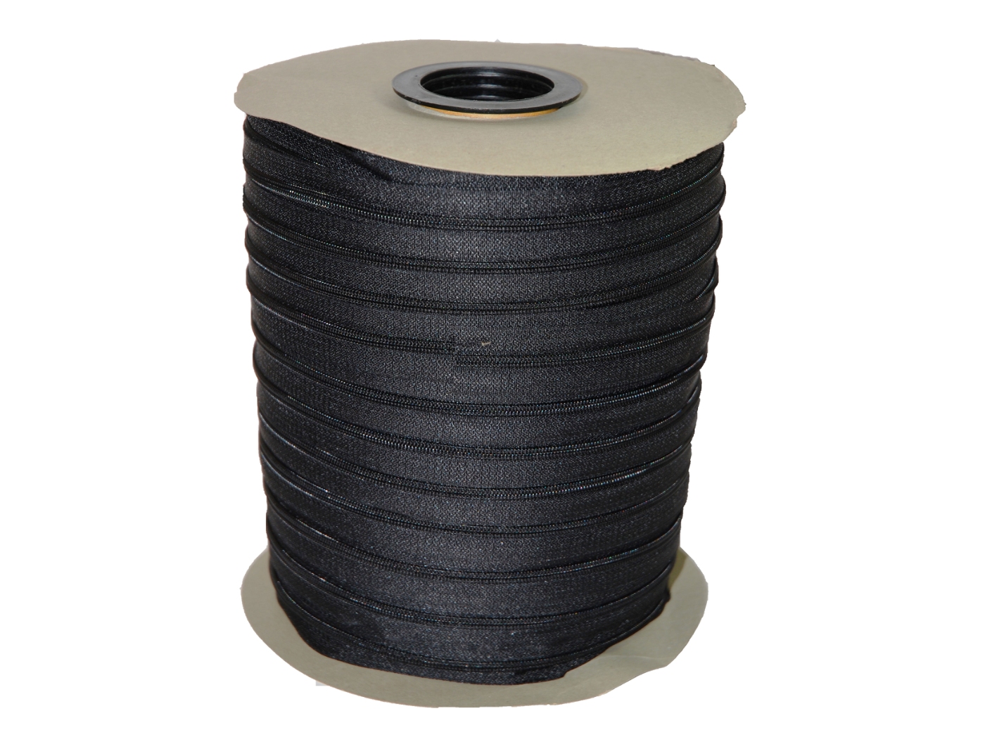 Spiralinio užtrauktuko juosta Chiq, 5 mm, juoda Spiralinio užtrauktuko juosta Chiq, 5 mm, juoda