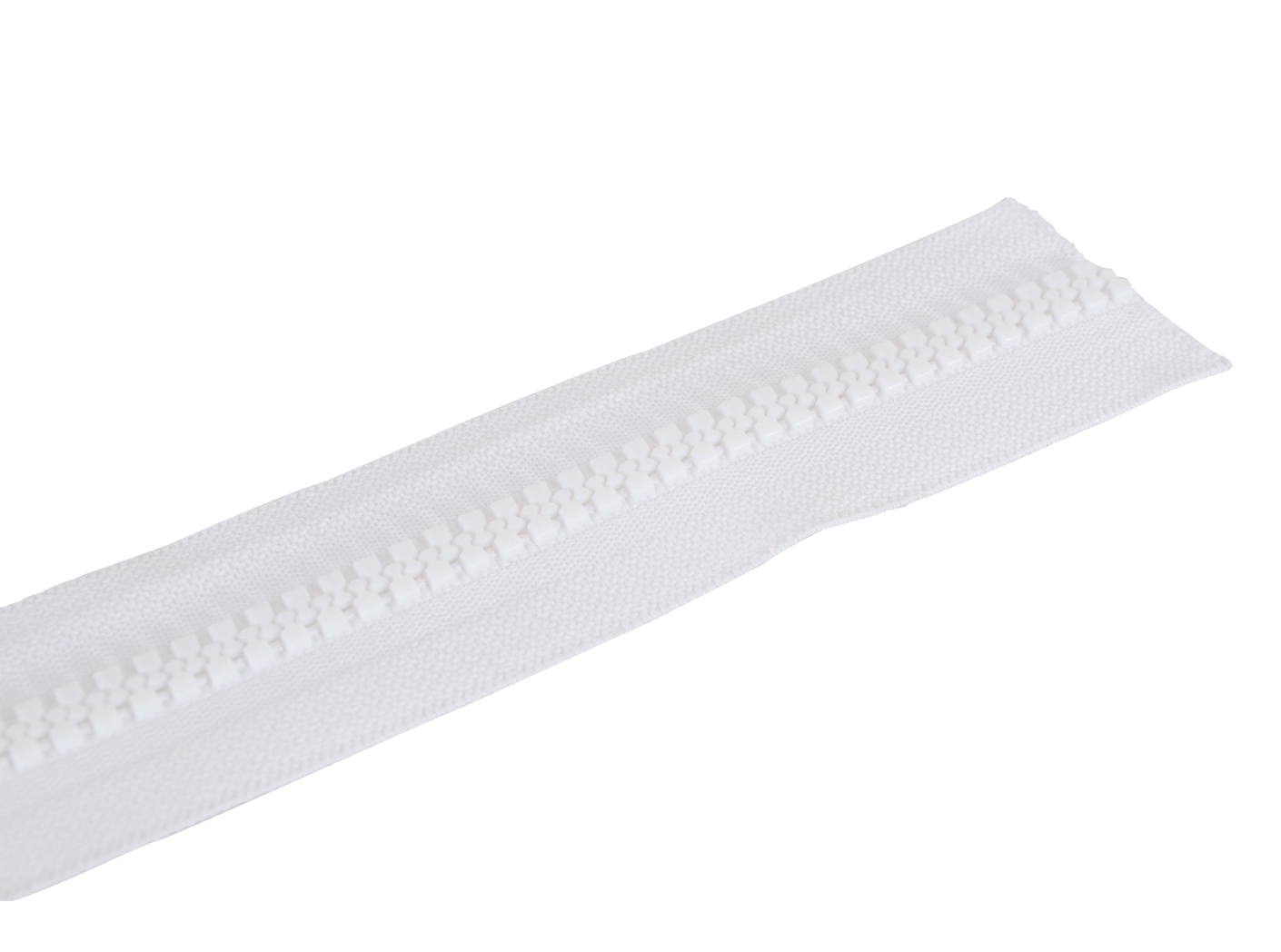 Profilinio užtrauktuko Nr.10 juosta, 9 mm, balta Profilinio užtrauktuko Nr.10 juosta, 9 mm, balta