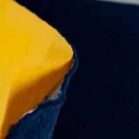 Veltinis 360 g/m2, b=133 cm, mėlynas, klijuojamas