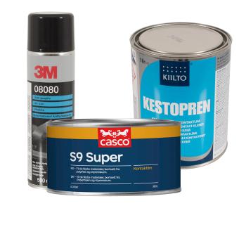 Klijai ir baldų priežiūros priemonės