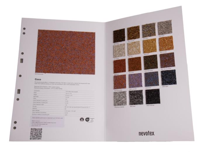 Audinio Coco kolekcija (lankstinukas) Audinio Coco kolekcija (lankstinukas)