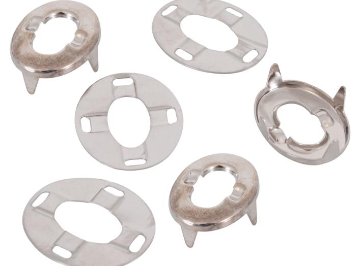 Dantyta ovali kilpa ir poveržlė, 100 vnt/pak. Dantyta ovali kilpa ir poveržlė, 100 vnt/pak.