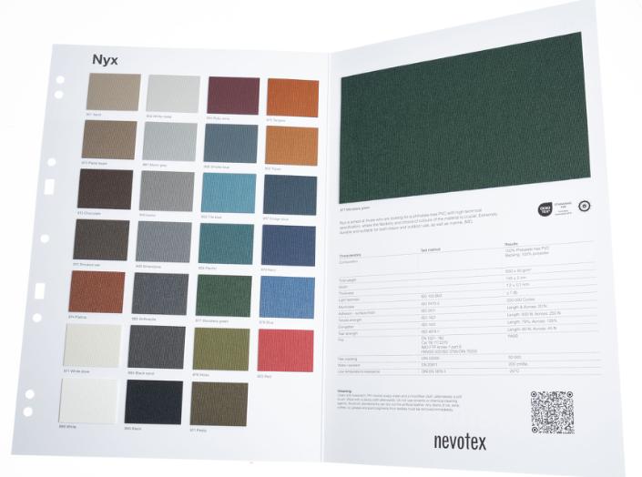 PVC Nyx kolekcija (lankstinukas) PVC Nyx kolekcija (lankstinukas)